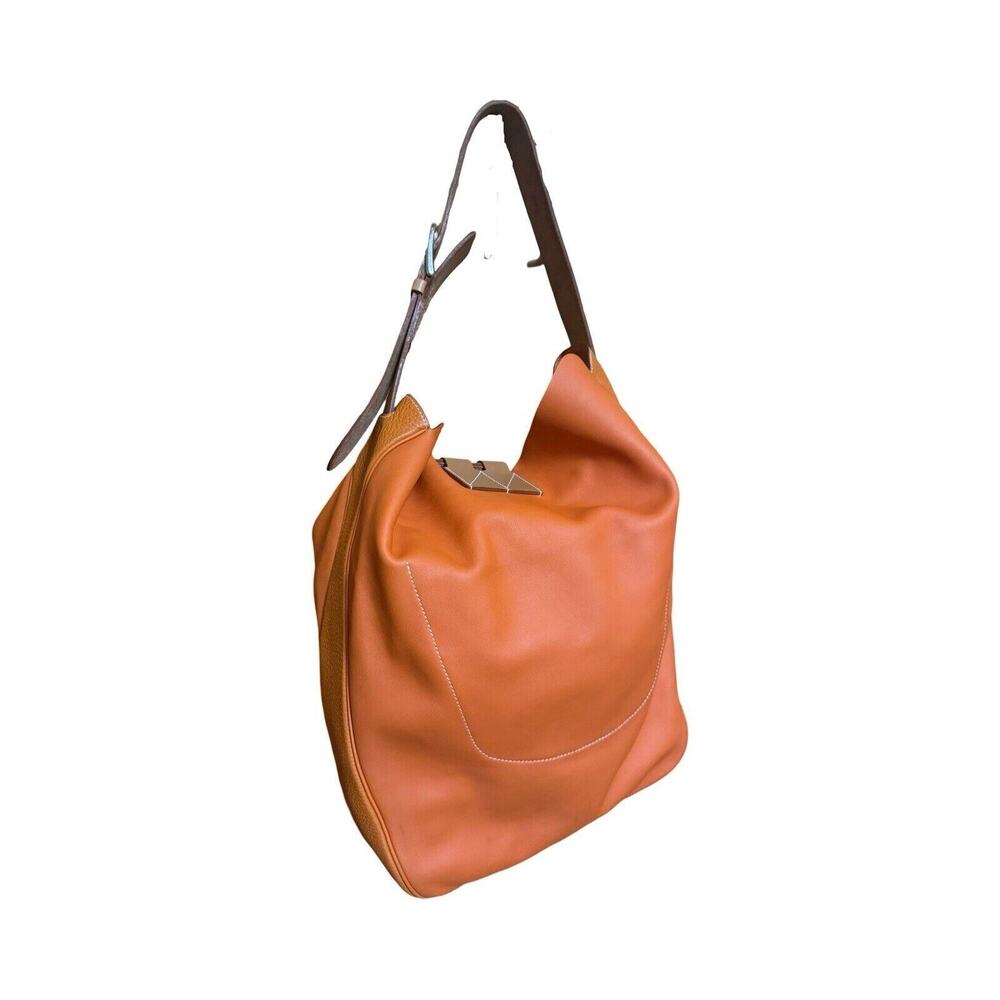 Hermes Swift Taurillon Clemence Vache Hunter Virevolte 29 Orange - Picture 3 of 16